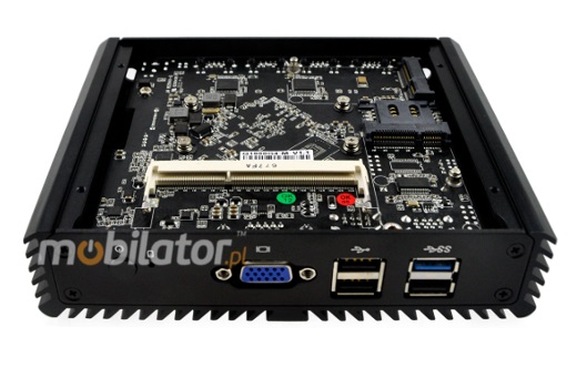 Rugged Computer Industry Fanless MiniPC mBOX Q190G4N SSD